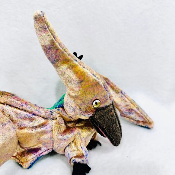 Y2K Ty Beanie Baby SWOOP the Pterodactyl - All Tags/Heart Protector - Picture 3 of 13